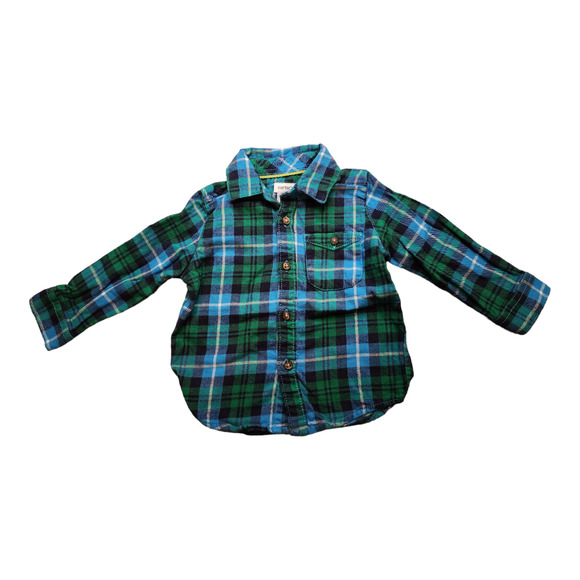 Carter's Toddler Flannel Shirt 18M - Picture 1 of 3